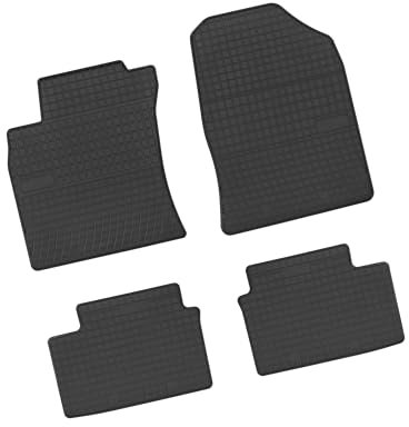 Bär-AfC KI62090 Gummimatten Auto Fußmatten Schwarz, Erhöhter Rand, Set 4-teilig, Passgenau für Kia Ceed Typ CD Baujahr ab 2018 5-TRG. & SW (Kombi)