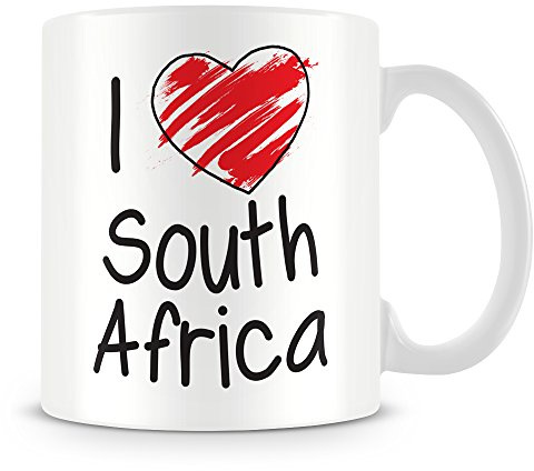 I Love South Africa Personalised Mug - Add Photo - Customised Cup Gift