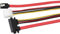 QiCheng&LYS Cavo Dati e di Alimentazione SATA ATA Combo da 22 Pin, Cavo Dati Serial ATA da 7 Pin + Cavo di Alimentazione IDE LP4 a 4 Pin, Lunghezza (30cm Serial + IDE)