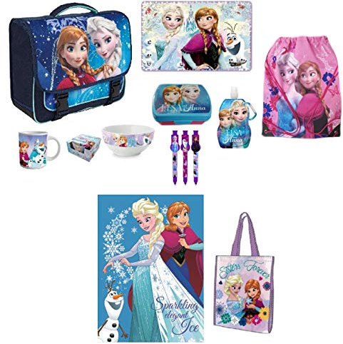 Eiskönigin Frozen Schultasche Schulranzen Set 10-TEILIG