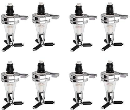 MACHSWON 8 Piece Bar Optic Spirit Measure Pub Dispenser Drink Spirit Wine Cocktail Pourer Bar Tool 25ml Liquor Dispenser