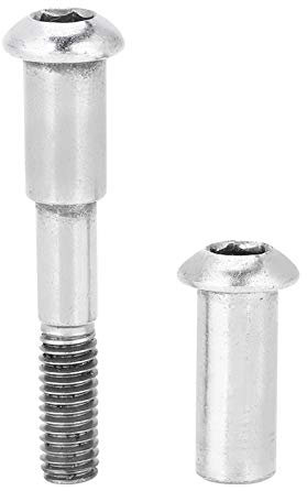 Fixed Bolt Screw, Front Rear Axle Bolt M365 Stem Bolt Folding Shaft Locking Screw Fixed Bolt Replacement Parts for M365 Scooter Folding Electric Bicycle
