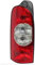 VNVIS Rücklicht links ohne Fassung für Renault Master 2003-2009, Opel Movano 2003-2009, Nissan Interstar 2004-2009 (Rot, Kunststoff, E-Prüfzeichen)