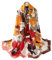 Silk scarf Women Shawl Yellow Scarf Stain Neckerchief Head Wrap Thin Scarf Ladies Beach Shawl Vintage Bridal Chiffon Scarf Muslim Colorful Cloth Christmas Decorations Scarf Belt (Black)