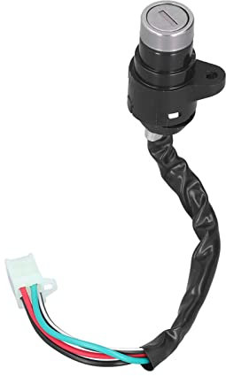 Jeu de clés de contacteur d'allumage, contrôleur de verrouillage d'allumage robuste à 4 fils ABS métal Plug and Play 1,0 pouce de diamètre pour ATV Dirt Pocket