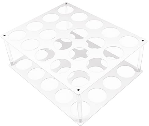 MAGICLULU Vinyl-Rollenhalter mit 20 Fächern, Acryl-Vinyl-Organizer für Bastelraum, Aufbewahrung