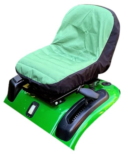Workinghouse Sitzbezug für Rasentraktoren und Aufsitzmäher, wasserabweisender Schonbezug aus strapazierfähigem Material mit 4 praktischen Taschen optimaler Wetter- & UV-Schutz (Grün)