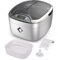 LifeBasis Ultraschallreinigungsgerät Ultraschallreiniger Brillenreinigungsgerät 850ml Ultraschallgerät mit LED Beleuchtung Zahnspangenreinigung Ultraschallbad für Brille CDs DVD Schmuck Uhren Silber
