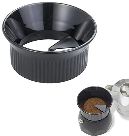 sciuU Kaffee Dosierring für Moka Express, kompatibel mit Bialetti Moka Kaffeepulver Espressomaschine, Trichter Zubehör für Kaffeemaschine, für Moka-Kanne Moka Pot 2-3 Tassen, 54 < Durchmesser < 65mm