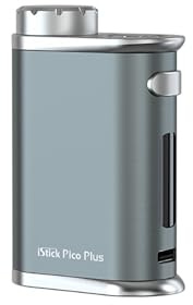 iStick Pico Plus Mod E-leaf (Gris) 75 W Vape alimentado por Batería 18650 [Batería no incluida] Cigarrillo electrónico Box iStick Pico Plus Mod Compatible con el tanque Melo 4S - sin nicotina