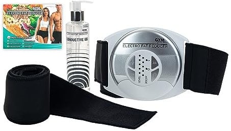 Genius Gymform Electro Fat Reducer EMS Trainingsgerät, 3 in 1 Arm Bein Bauch Trainer Stimmulationsgerät, Bauchtrainer Muskelaufbau für Männer Frauen Set 6-TLG.