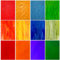 12 Stück Buntglas Blätter,10,2x15,2cm Buntglas, Buntglas Zubehör für Buntglas Projekte Vielfalt Glas Mosaikfliesen Kunst Buntglas Verschiedene Kathedrale Glas für DIY Home Dekoration