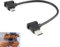Type-C to Micro USB Cable 15cm for Drone Remote Control Date Cable for DJI Mavic Air Mini Pro Platinum Spark 90 Degree Micro to Type C Connector Wire Remote Controller Extension Cord Not for Charging