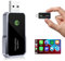 Adattatore Wireless CarPlay per Apple, Mini Carplay Wireless Convertire CarPlay Cablato di Fabbrica in Wireless, Adattatore Carplay Wireless per iPhone 6+ e iOS 10+, Plug & Play, 5.8GHz WiFi, USB A-C