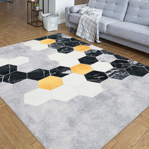 Betadistor 303-01120 Große Teppiche für Wohnzimmer, 120 x 160 cm, rutschfester Teppich