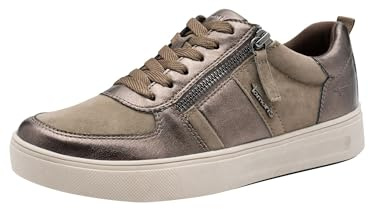 Tamaris Wide FIT Sneaker Materialmix Leder/Synthetik H-Weite