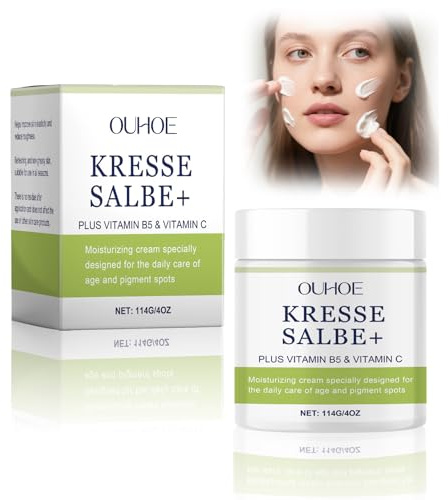 Kressesalbe,114g Aktiv Kressesalbe Gegen Altersflecken,Aktiv Kressesalbe Plus