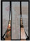 Schwarz 125x200cm Transparentes Insektenschutzgitter mit Magnetrahmen
