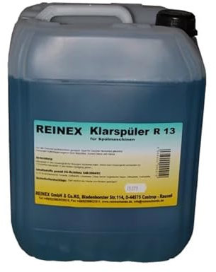 Klarspüler R13 von Reinex - für Pulver- und Flüssigspülreiniger - 10 Liter Kanister