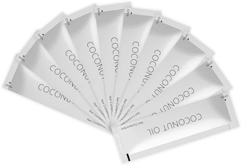 Hometimestore Kokosöl in Einzelpackungen (10 x 8ml) - Kaltgepresst & Nativ - Perfekte Portionen für Reise, Fitness, Hygiene - Vielseitig für Küche, Haut & Haare