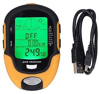 Uadme GPS Multifunktionsmessgerät mit Hochpräzisem Sensor, Elektronischer Höhenmesser, Barometer, Thermometer, Hygrometer, Digitaler Wasserdichter Kompass