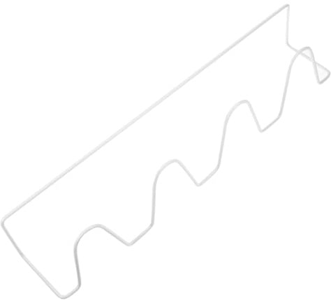BESPORTBLE Wand Schuhregal aus Eisen, ohne Bohren, für Hausschuhe, Weiß | Hausschuhe Aufbewahrung an Wand, Wiederverwendbar, für Flur und Bad, Simple Form, Sicher Nutzbar