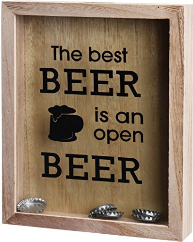 Trendkontor Flaschenverschluß Sammelkasten für Wein oder Bier (Bier)