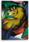 Printed Paintings Leinwand (60x80cm): Franz Marc - Der Tiger (1912)