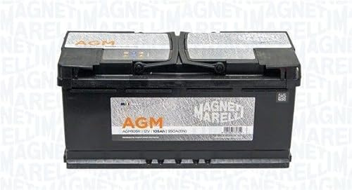MAGNETI MARELLI Batteria 105, Ah 950, A/EN 069105950009 L 392mm B 175mm H 190mm Compatibilità con PEUGEOT BOXER Furgonato, FIAT Ducato Van 250, 290, AUDI Q5 8RB A4 Avant 8K5, B8, CITROËN JUMPER