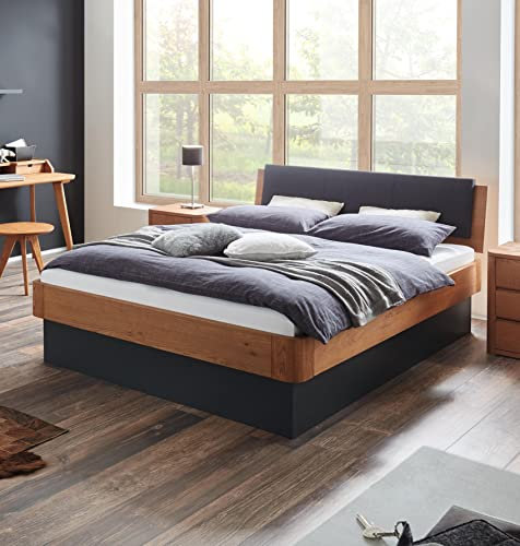 Hasena Oak Line Stauraumbett Practico Ron Box Eiche Cognac 160x200