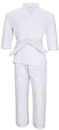Lightweight Karate Gi Kids Men Women For Training, martial arts clothing gear Karate Outfit With Free White Belt