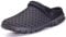 Zuecos Hombres Mujeres Unisex Zapatillas de Playa Sandalias Piscina Vernano Zapatos de Jardín Respirable Malla Casual Pantuflas - Negro, 38 EU