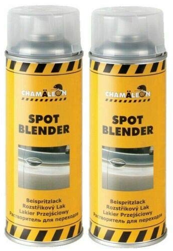 Chamäleon 1K Beispritzlack 2 x 400ml Spray Spot Blender Lack Repair Verdünnung