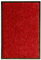 vidaXL Washable Indoor/Outdoor Doormat – Red, Rectangular, High Absorbency, 40x60 cm, Polyamide Surface, Non-Slip PVC Backing, Easy Cleaning