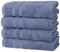 4er Handtücher Rauchblau | 50% Bambus & 50% Baumwolle | ÖKO-TEX Standard Zertifiziert | Nachhaltige Premium Qualität 450 g/m²
