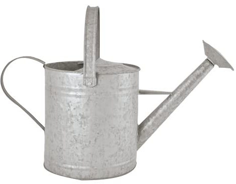 linoows Zink Gießkanne, Gartengießkanne, Garten Wasserkanne mit Brausekopf 6,5 L