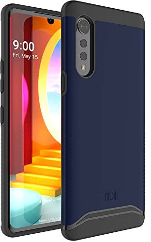 TUDIA DualShield kompatibel für LG Velvet 5G 4G Hülle, [Merge] Stoßfestes Dual Layer Dünn TPU Militär Grade Schutzhülle für LG Velvet 5G - Indigoblau