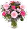 Blumenstrauß 1000 Küsse, Frühlingsstrauß mit Rosen, Gerbera und Santini, 7-Tage-Frischegarantie, Qualität vom Floristen, handgebunden, perfekte Geschenkidee bestellen