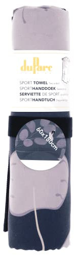 duParc Active Wear Sporthandtuch aus Mikrofaser, beidseitig, schnell trocknend, absorbierend, leicht, Blau, XXL, 180 x 60 cm