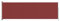vidaXL Toldo Lateral Retráctil de Jardín Separador Terraza Balcón Pantalla Solar Viento Enrollable Función Retroceso Automático Rojo 200x600 cm
