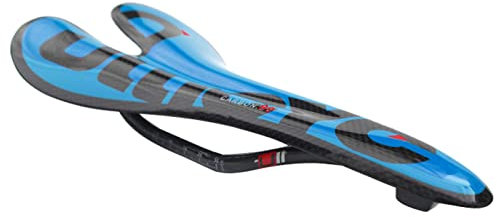 Fahrradsitz Leichte und Starke Voll Kohlefaser Sattel Rennrad MTB Fahrrad Carbon Sitz,Gloss Blue