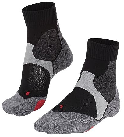 FALKE Unisex Fahrradsocken BC3 Comfort U Sso Baumwolle Funktionsmaterial antiblasen 1 Paar, Schwarz Black-Mix 3010, 39-41