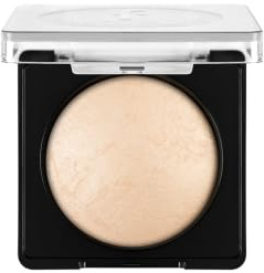 Flormar Illuminating Powder – Gebackenes Blush Puder mit schimmerndem Finish & seidiger Textur – Feines Rouge für strahlende Highlights – Leichtes Make-up Puder – 2 Midnight Star