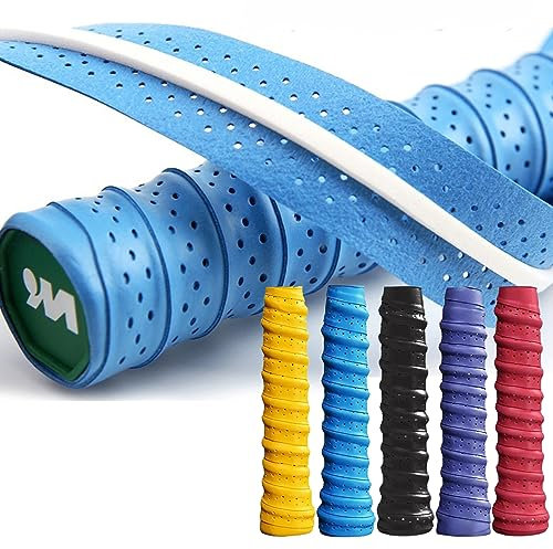 ZLXFT Griffband Anti-Rutsch Overgrip,Griffband Tennisschläger,Griffband für Federballschläger,Badminton Grip für Tennis,Ersatz Schläger Griffband,Squash Schläger,Selbstklebend Griffband,Mehrfarbig