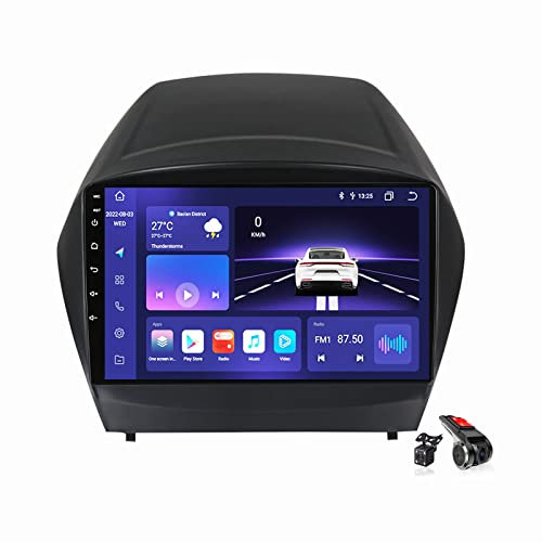 Android 12.0 Radio Doppio DIN Car Stereo Navigatore Satellitare per Hy-undai IX35 2009-2015 Navigazione GPS 9'' unità Principale MP5 Lettore Video multimediale Ricevitore FM BT con 4G 5G WiFi DSP DV