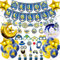 Eid Mubarak Dekoration, Gold Eid Mubarak Folie Ballon Banner und Latex Ballons Mond Sterne Banner Urlaub Dekorationen, islamische goldene Partei Supplies für Home Decoration