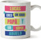 MUGFFINS Tazas Personalizadas para ABUELO - En Español - Gran Papá y Súper Abuelo - 11 oz / 330 ml - Regalo personalizable original y divertido