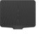 Dish Drying Mat 40 * 33 * 1.5cm Silicone Dish Drying Mat Folding Draining Board Mat Non-Slip Dish Drainer Mat,Heat-resistant Draining Mat for Kitchen Counter(Black)
