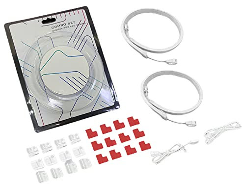 Mllepjdh 400mm LED Light ARGB 5V 3Pin for PC Computer Cases Multicolor Lamp Tape for PC 5V ARGB Motherboard Sync Lights Led Lights