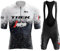 Fenovel Radshirt, Herren-Fahrradanzug, 19D Gel gepolsterte Radhose,schweißableitendes Atmungsaktives Mountainbike-Sweatshirt, Fahrradtrikot